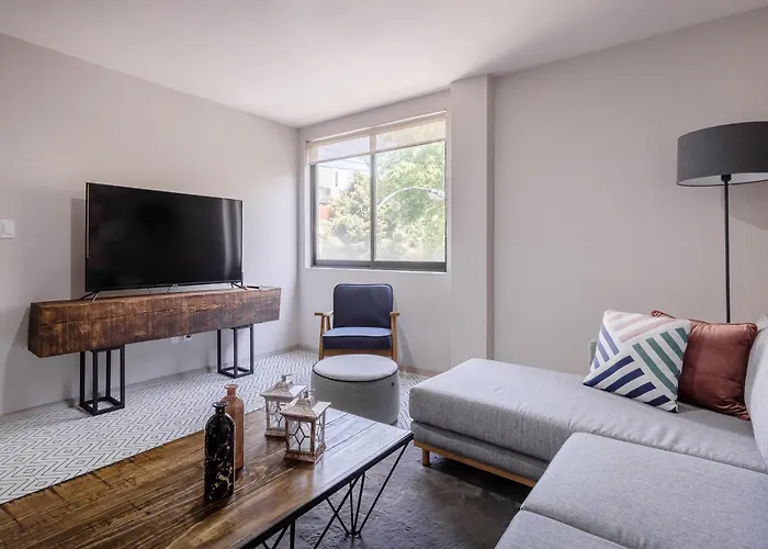 Charming 2br Escape - Roma Norte Laundry Wifi Apartamento *