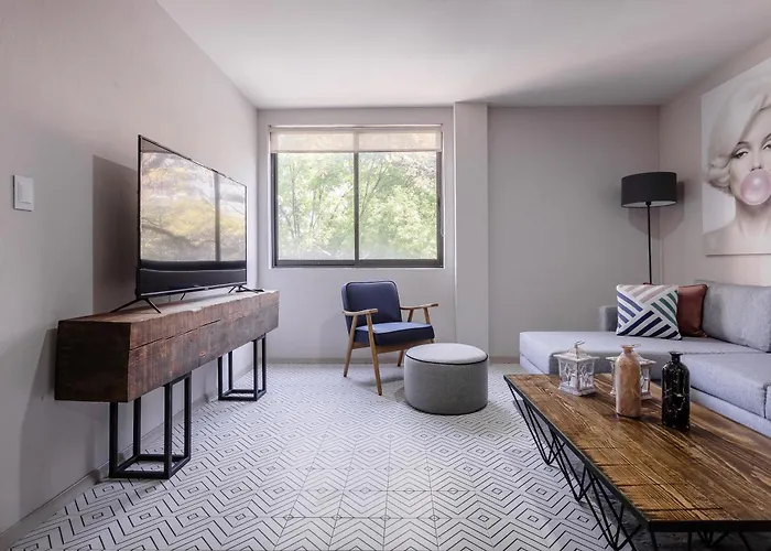 Charming 2br Escape - Roma Norte Laundry Wifi Apartamento